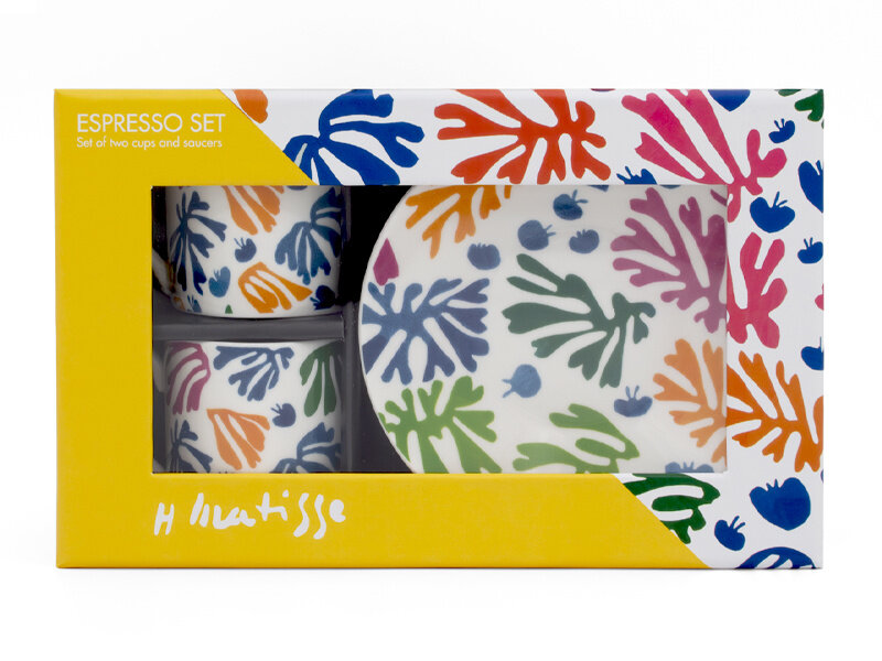 Espresso-Set, Matisse, Der Sittich und die Meerjungfrau