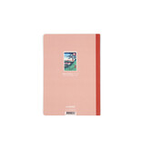 Cotton Sewn Notebook , A5,  Hiroshige, Mount Fuji from Meguro