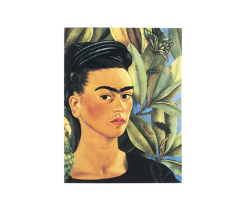 Cahier d'artiste,Frida Kahlo, Autoportrait avec bonito