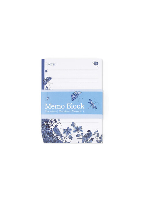 Memo Block, Oiseaux bleus de Delft