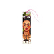 Marcapaginas clásico,  Frida Kahlo, Autorretrato  -con Collar de Espinas