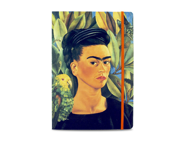 Softcover Book A5 ,   Frida kahlo, Self Portrait --Bonito