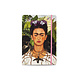 Cuaderno de tapa blanda, A5, Frida Kahlo, Autorretrato  -con Collar de Espinas