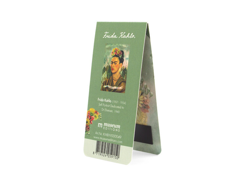 Marcapaginas magnético, Frida Kahlo, Autorretrato  -Dr Eloesser