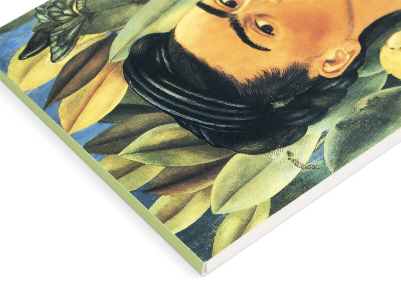 Bloc de notas en blanco A6,  Frida Kahlo, Autorretrato  -Bonito