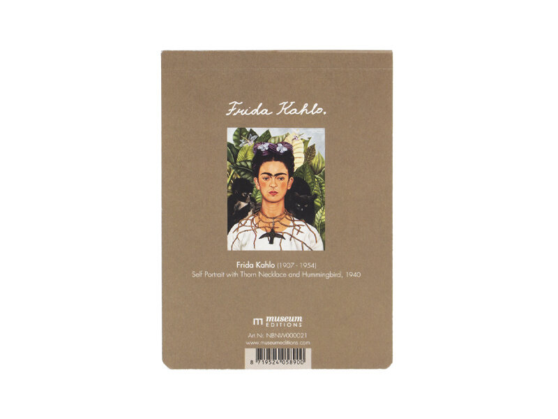 Bloc-notes vierge A6, Frida Kahlo, Autoportrait   -colibri