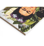 Bloc-notes vierge A6, Frida Kahlo, Autoportrait   -colibri