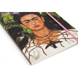 Softcover-Notizbuch, A5,   Frida Kahlo, Selbstporträt   -Kolibri