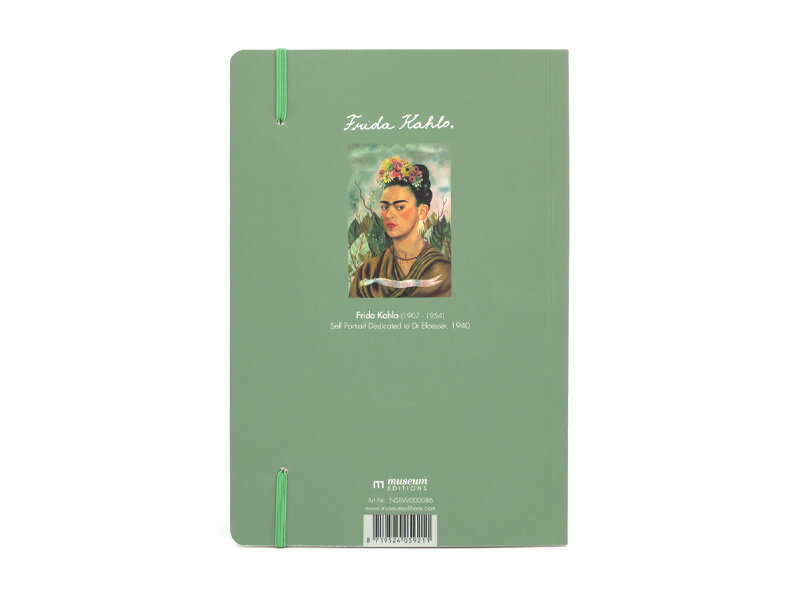 Softcover-Notizbuch, A5,   Frida Kahlo, Selbstporträt  -Dr Eloesser