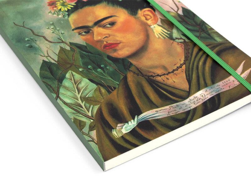 Cuaderno de tapa blanda, A5, Frida Kahlo, Autorretrato -Dr Eloesser
