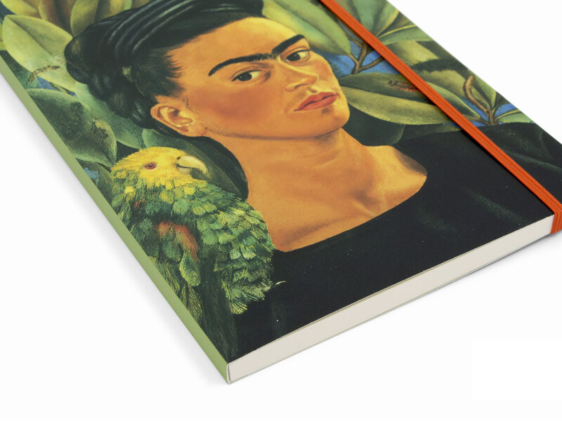 Softcover Book A5 ,   Frida kahlo, Self Portrait --Bonito