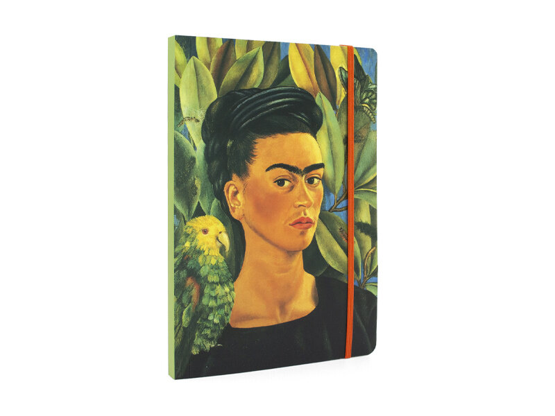Softcover Book A5 ,   Frida kahlo, Self Portrait --Bonito