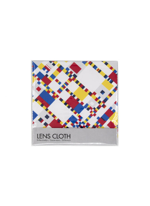 Paño de gafas, 15 x 15 cm,  Mondrian - Boogie Woogie