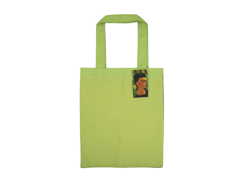 Bolsa de algodón con forro,   Frida Kahlo, Autorretrato  -Bonito
