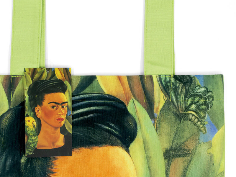Gevoerde katoenen tas Luxe,Frida Kahlo, Zelfportret  -Bonito