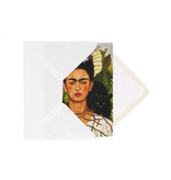 Double card with envelope,  Frida Kahlo, Self portrait with humming bird