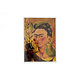 Carte double avec enveloppe, Frida Kahlo, Autoportrait avec singe et perroquet