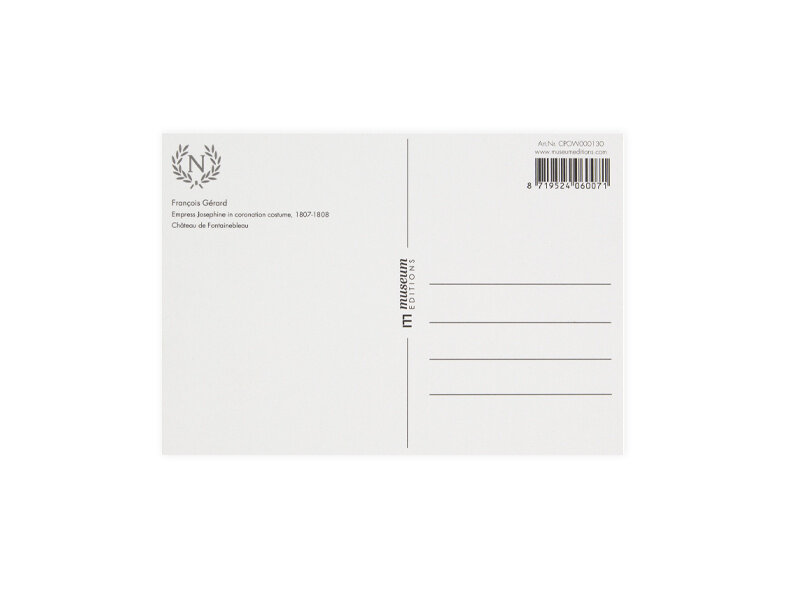 Postkaart, 10 x 15 cm, Keizerin Josephine in kroningskostuum