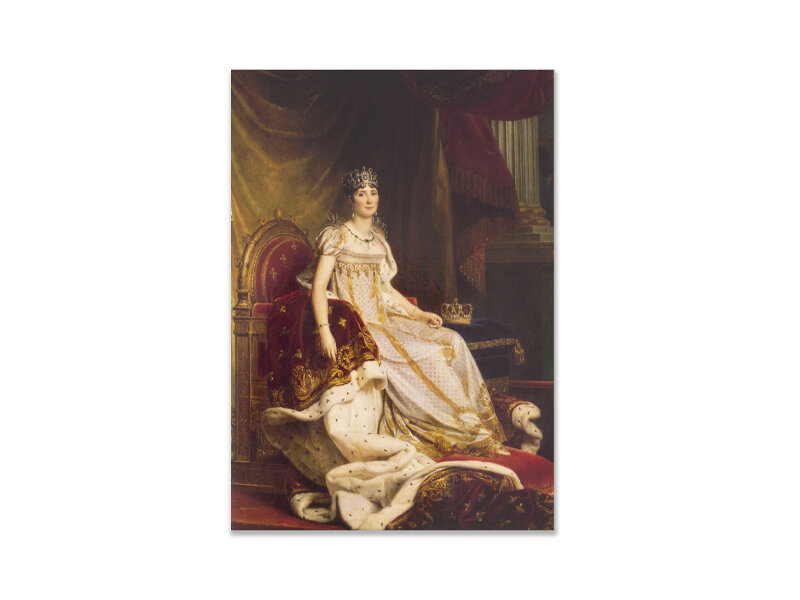 Carte postale, 10 x 15 cm, l'impératrice Joséphine en costume de couronnement
