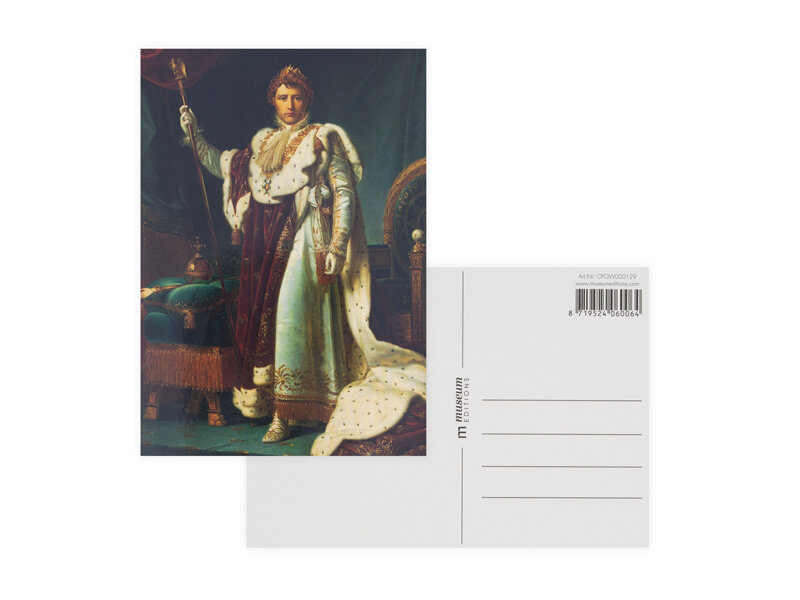 Carte postale, 10 x 15 cm,  Napoleon Bonaparte, François Gérard