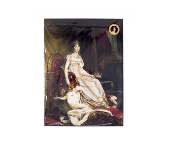 Mini póster, A3, de la emperatriz Josefina con traje de coronación
