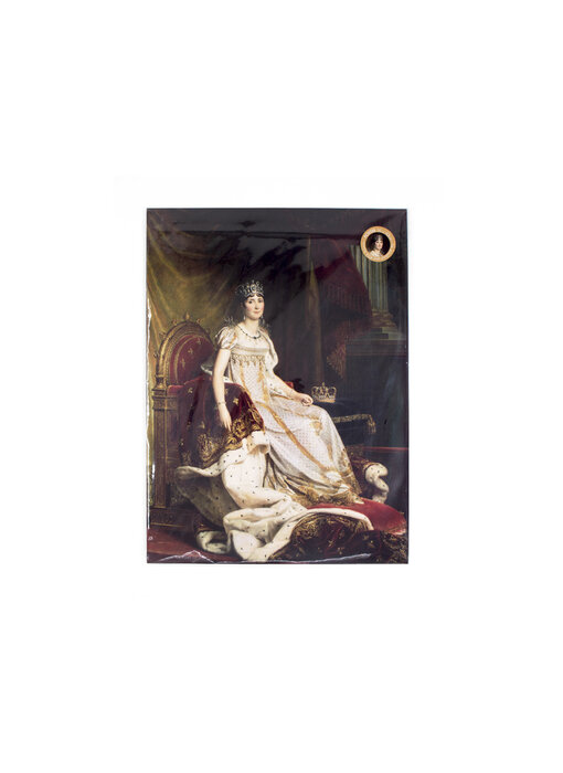 Mini póster, A3, de la emperatriz Josefina con traje de coronación