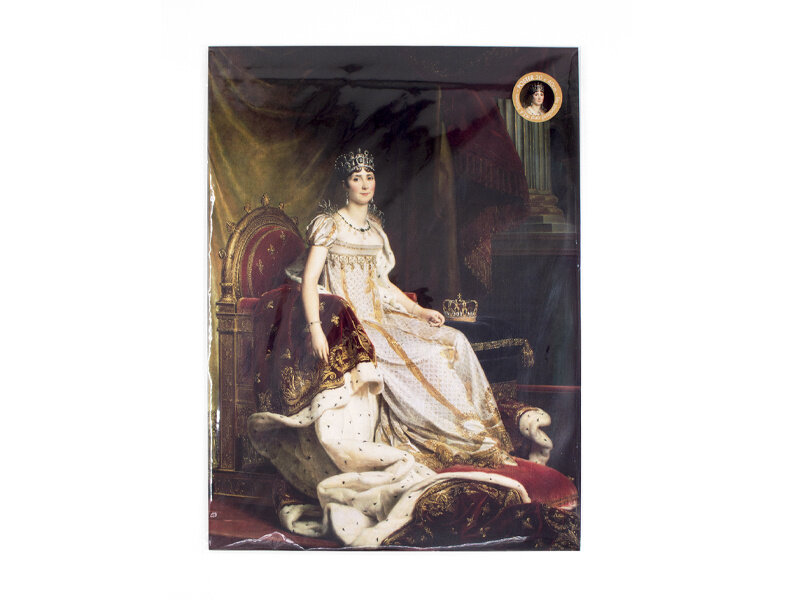 Mini poster, A3, Keizerin Josephine in kroningskostuum