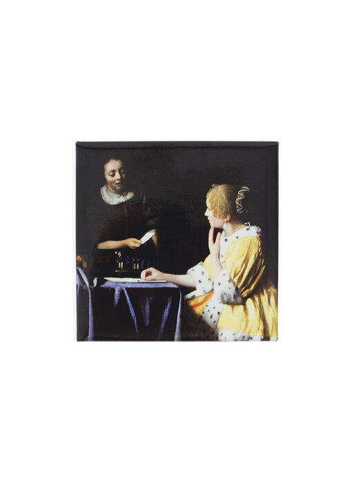 Fridge Magnet, Lady and Maid, Vermeer