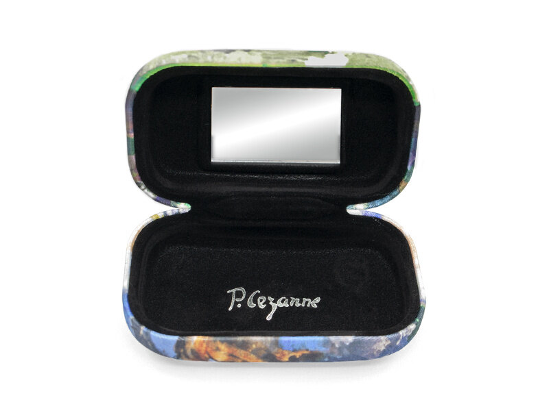 Lipstick-lens-reis doosje, Paul Cezanne,  De tuin van Lauves