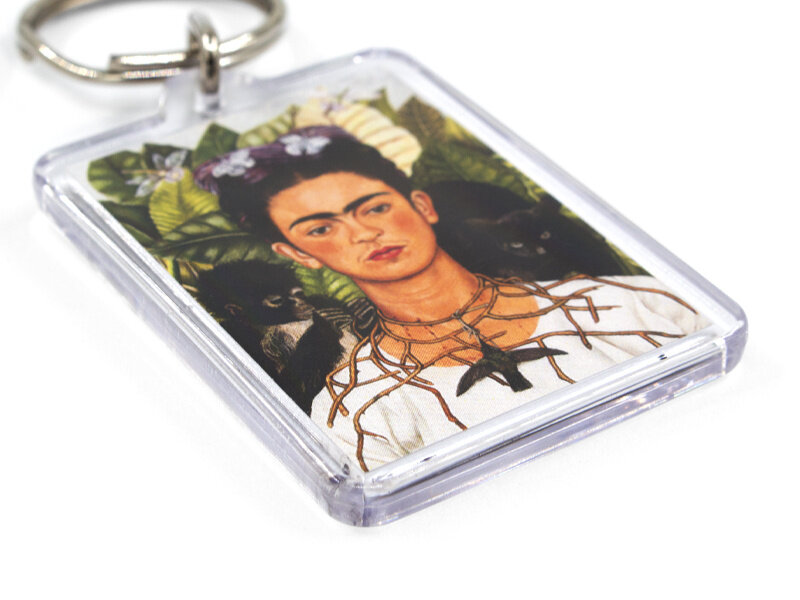 Llavero, Frida Kahlo, Autorretrato con Collar de Espinas