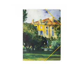 Aktenordner mit Gummiband,  Paul Cézanne,  Das Haus von Jas de Bouffan