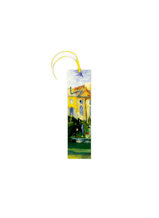 Classic bookmark , Paul Cezanne, Maison du Jas de Bouffan