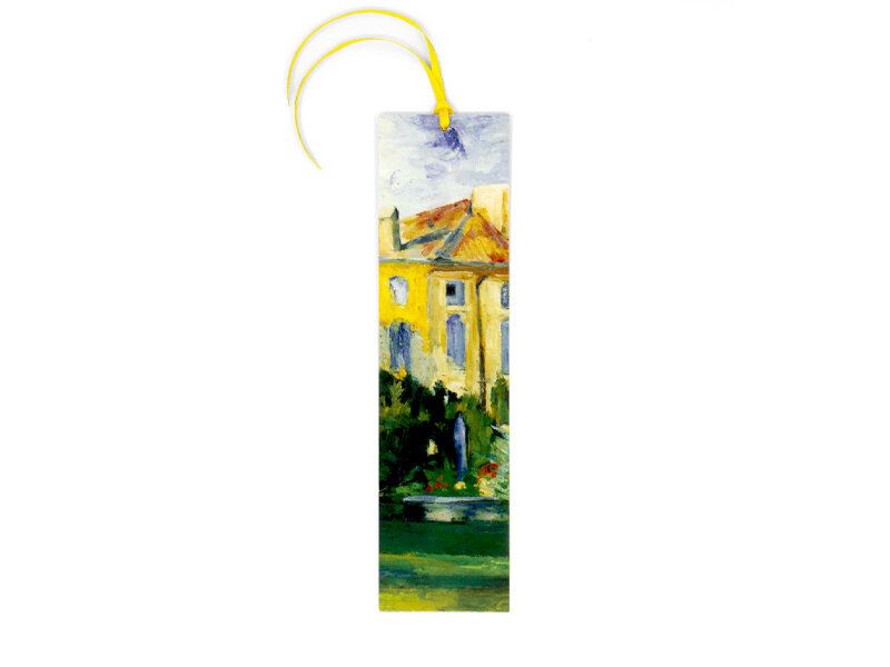 Classic bookmark , Paul Cezanne,The house of Jas de Bouffan