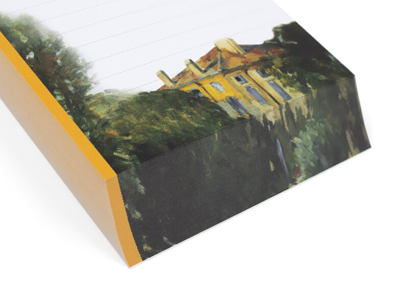 Memo blocnote, Paul Cézanne,  Das Haus von Jas de Bouffan