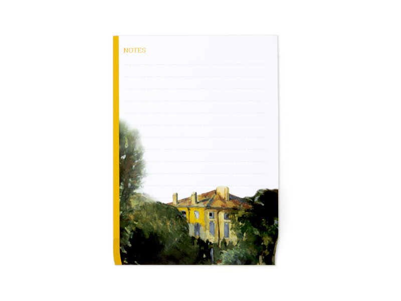 Memo blocnote, Paul Cézanne, La casa de Jas de Bouffan
