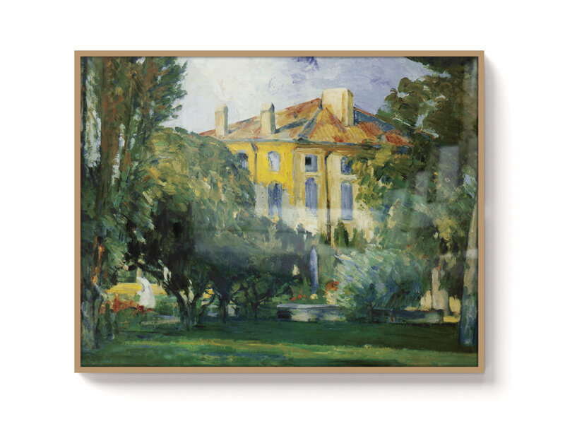 Mini póster, A3, Paul Cézanne, Maison du Jas de Bouffan