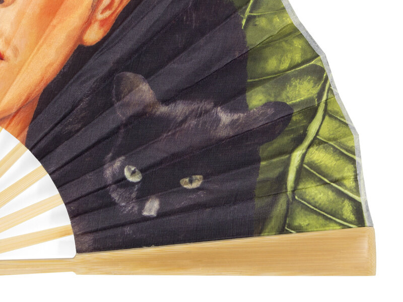 Fächer, Large, Frida Kahlo, Selbstporträt mit Kolibri