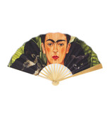Éventail ,Large,  Frida Kahlo,Autoportrait avec bonito Éventail ,Large,  Frida Kahlo,Autoportrait avec bonito
