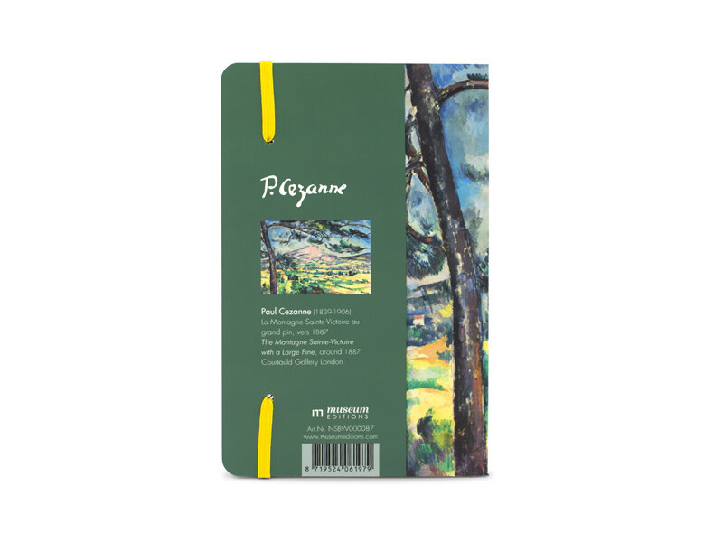 Cuaderno de tapa blanda, A6,Cezanne, Montagne Sainte Victoire