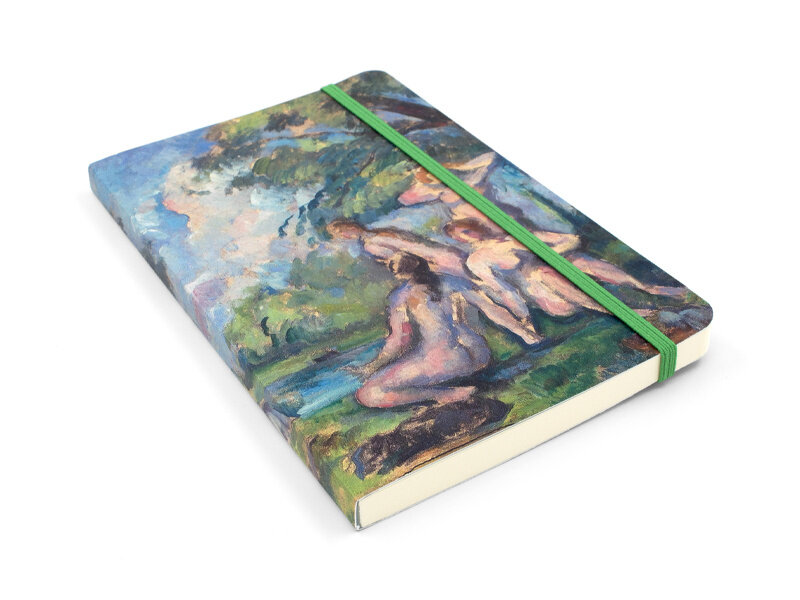 Softcover notitieboekje A6,Cezanne,  Badende figuren