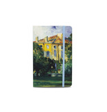 Softcover Notebook A6,Cezanne, The mansion of  Jas de Bouffan