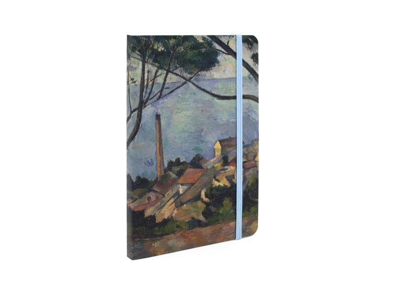 Softcover notitieboekje A6,Cezanne, ,De zee bij l'Estaque