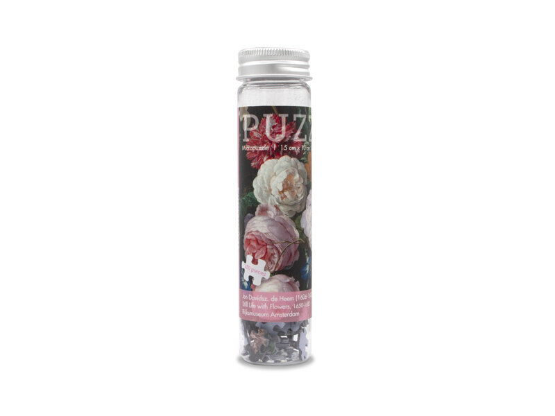 Micro puzzle, 150 pieces , Flower Still Life, De Heem