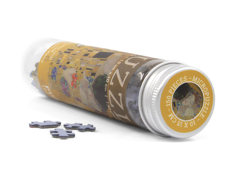 Mikropuzzle, 150 Teile, Gustav Klimt,Der Kuss
