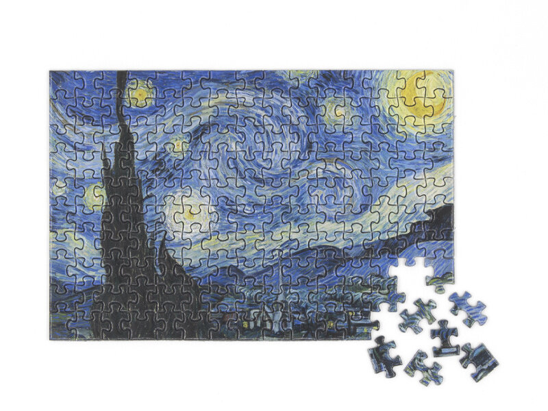 Mikropuzzle, 150 Teile,  Vincent van Gogh, Sternennacht