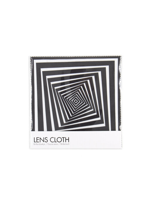 Brillendoekje, 15 x 15 cm, Optisch patroon