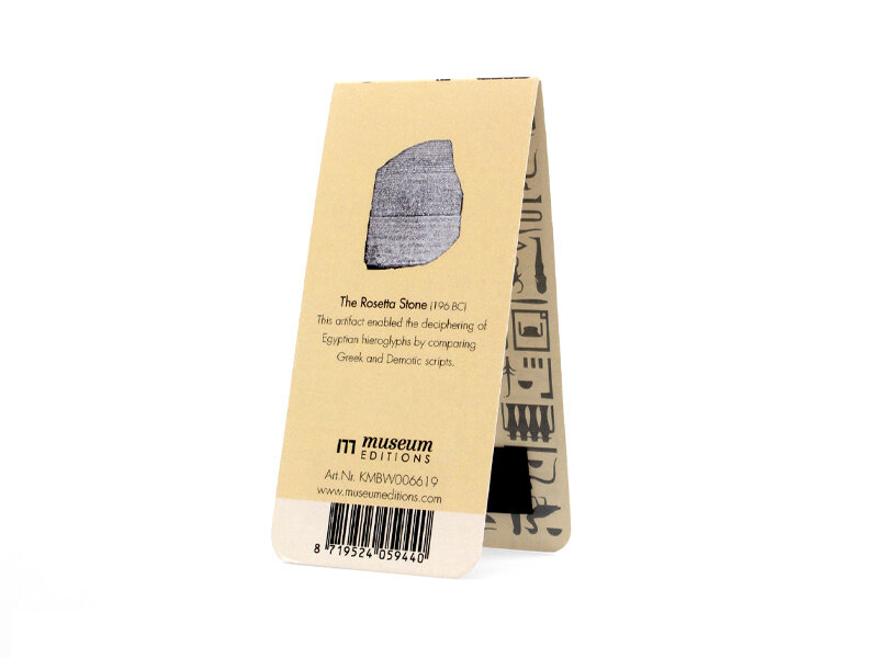 Magnetic bookmark, Hieroglyphs