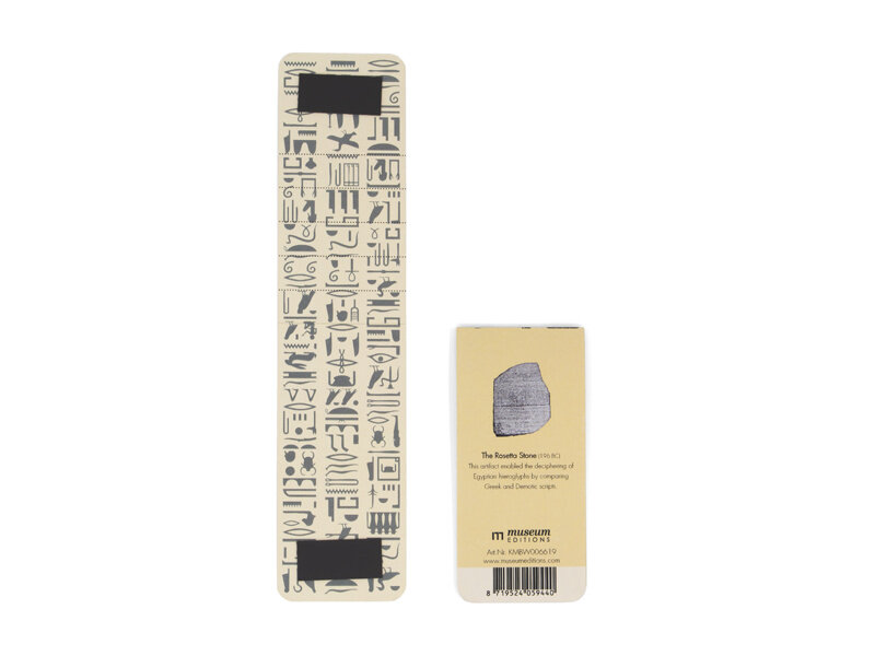 Magnetic bookmark, Hieroglyphs