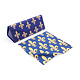 Funda de gafas plegable+ chiffon à lunettes, Fleur de Lys