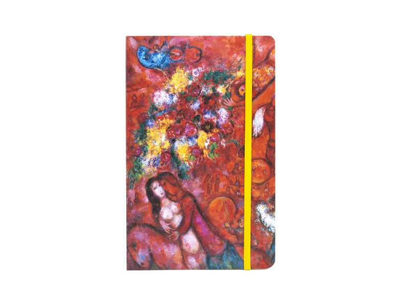 Carnet couverture souple, A6, Cezanne,  Marc Chagall, Red circus